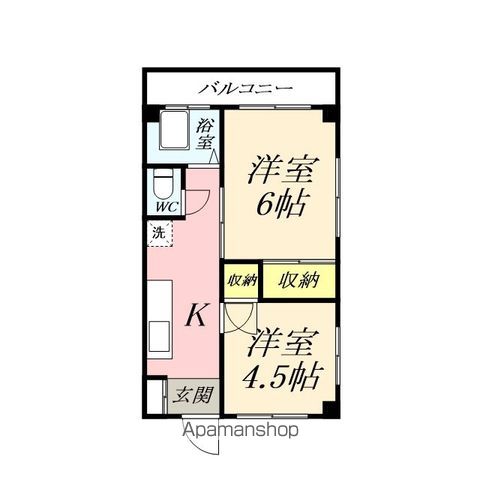 第一岸マンションの間取り写真