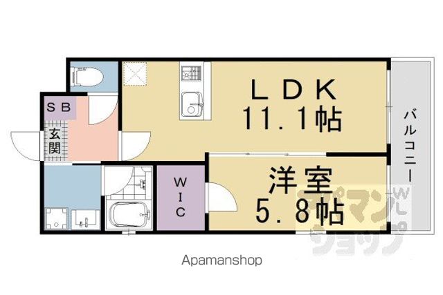 べラジオ雅び京都洛央の間取り写真