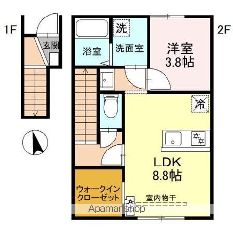 RELUXIA Aの間取り写真