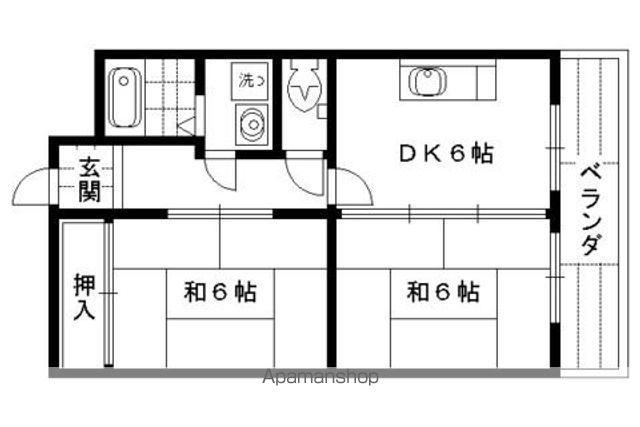 三弘マンションの間取り写真