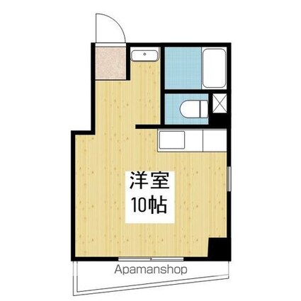 グランシェル三番町[1R/26.72m2]の間取図