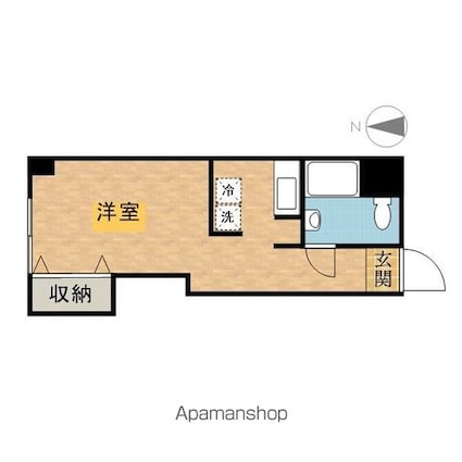 丸神ビル[1R/29.75m2]の間取図