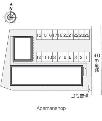 レオパレス道後[1K/22.35m2]の内装4