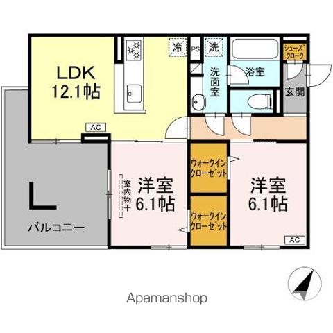 フェリーチェの間取り写真
