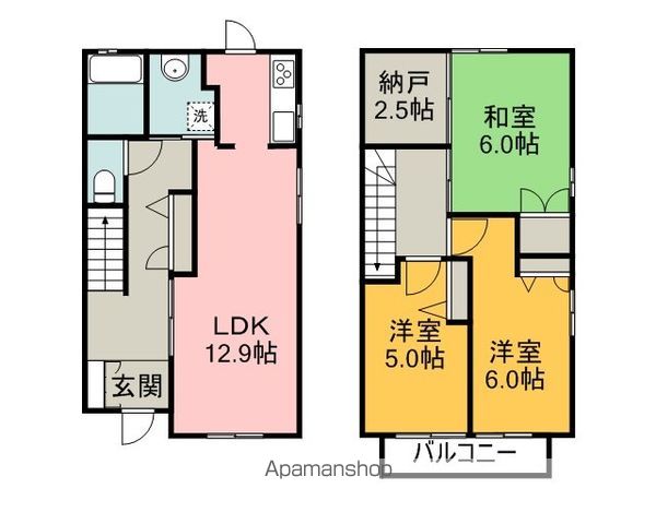 ミラベル壱番館の間取り写真