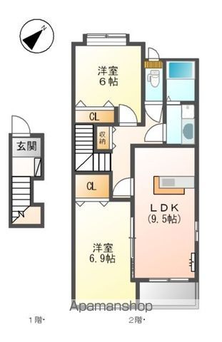 【グランチェスタ榎台の間取り】