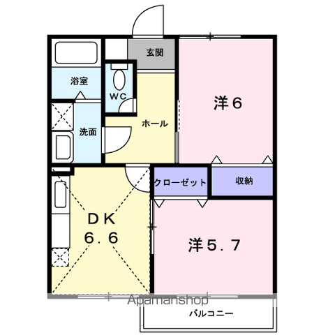 サンセールIIIの間取り写真