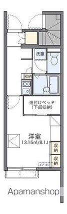 レオパレスＳｔａｇｅ　Ａ　Ⅱ[1K/23.61m2]の間取図