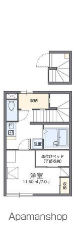 【レオパレスサニースペランツィアの間取り】