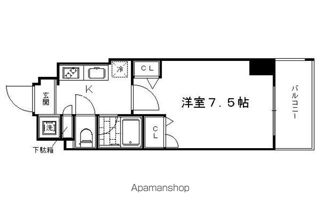 クリスタルグランツ西大路御池の間取り写真