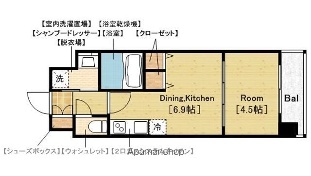 S−RESIDENCE淀屋橋の間取り写真