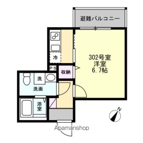 ベイルームプレミア湘南台の間取り写真