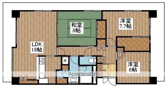 リバーシティ日東の間取り写真