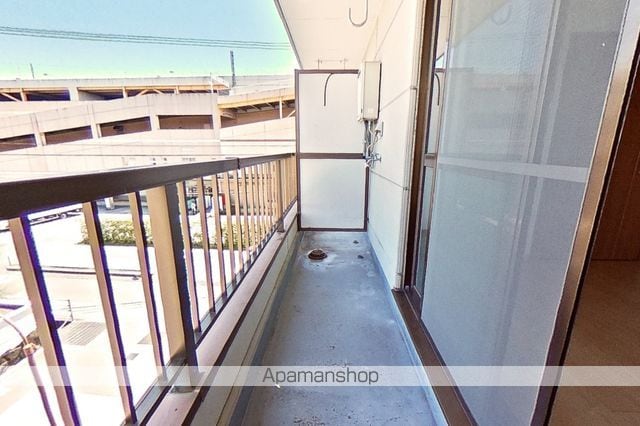 ＡＳマンション[1K/18.63m2]のバルコニー