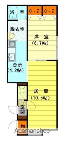 CHERRY6・4の間取り写真
