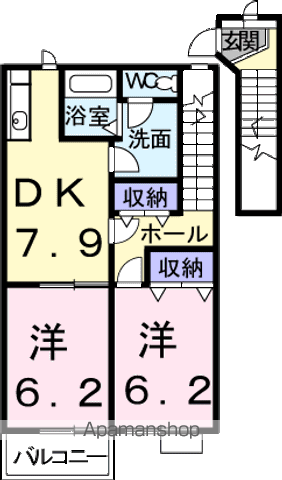 ファミール一番館の間取り写真