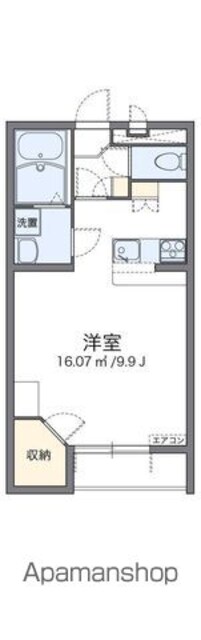レオパレスＫＯＭＯＴＯ足利[1K/31.05m2]の間取図