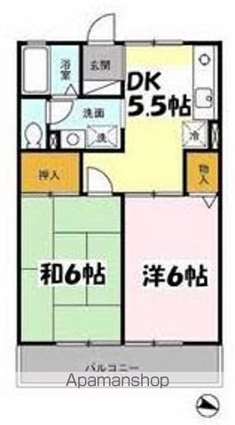 サンアークの間取り写真