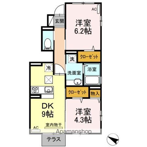 みつばちIVの間取り写真