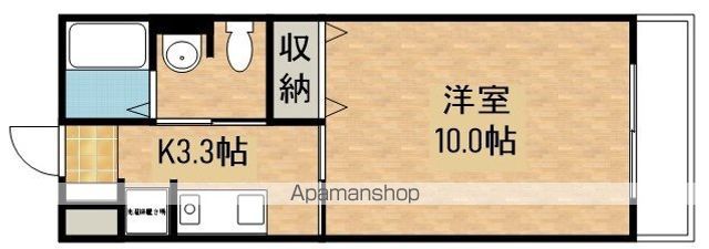 JRBハイツ矢野I番館の間取り写真