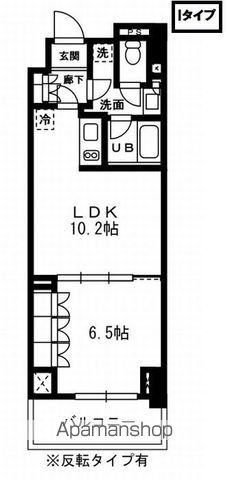 レジディア杉並方南町の間取り