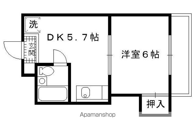 CRESTの間取り写真
