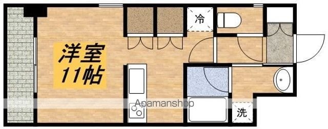東京都立川市高松町３丁目[1K/29.03m2]の間取図