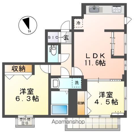 オークフォレスト 聖蹟桜ヶ丘の間取り写真