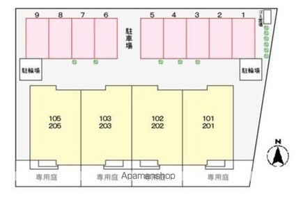 サニー・ＫⅠ[2LDK/58.48m2]の配置図