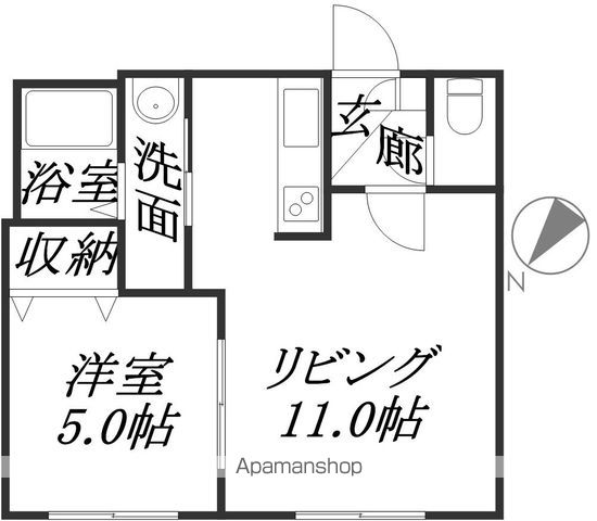 レジナス澄川の間取り写真