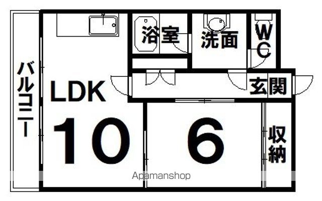 シャトー帯広の間取り写真