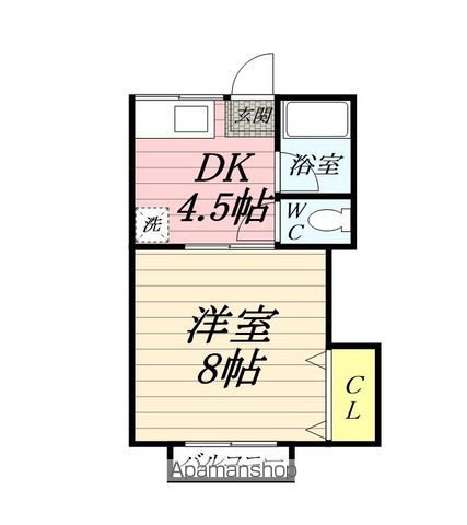 ライフアップ東海Iの間取り写真