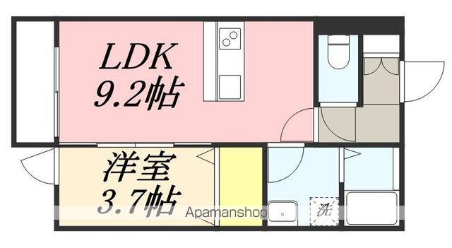 【アシスト　久留米西町の間取り】