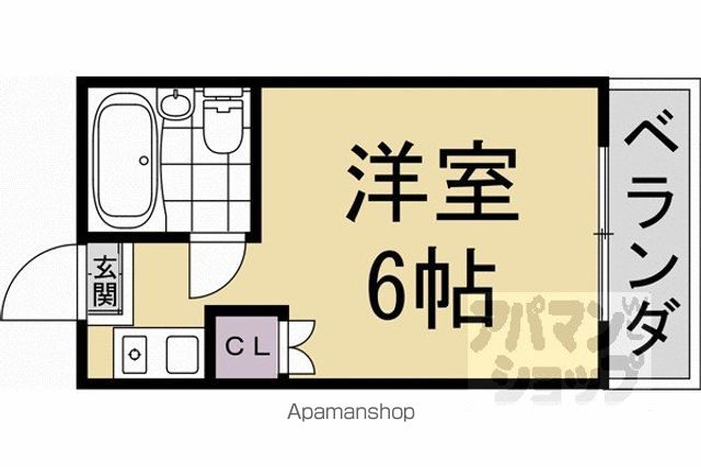 マンション賀園の間取り写真