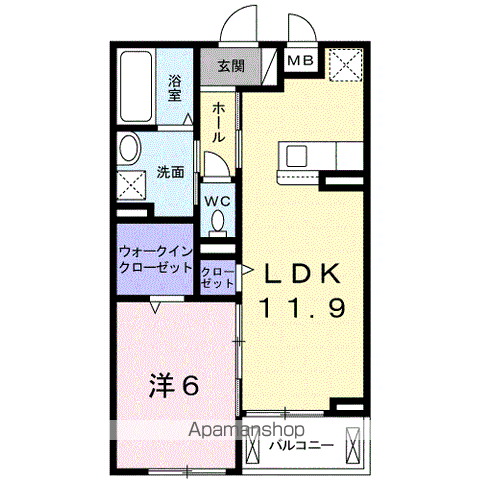 AVENIR新金岡の間取り写真