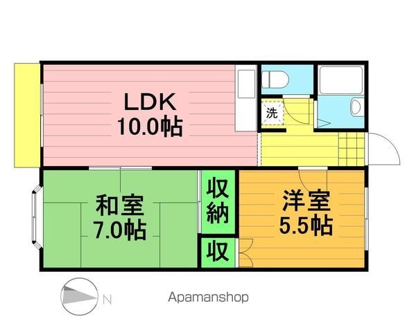 【ロジュマン我孫子の間取り】