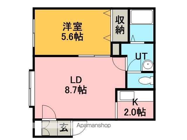 西宮の沢オレンジハイツの間取り写真