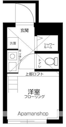 ＷＡＴＥＩ久我山[1R/8.91m2]の間取図