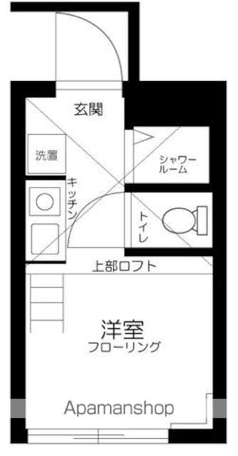 東京都杉並区久我山３丁目[1R/8.91m2]の間取図