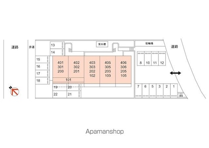 エール高品[1LDK/45.98m2]の外観2