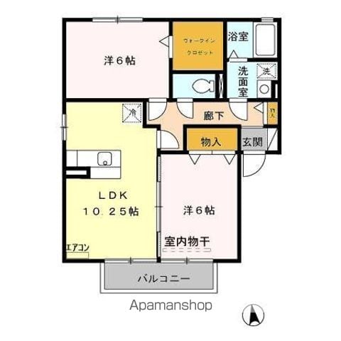 ノイエ・シュタット ABの間取り写真