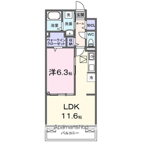 湖西線 堅田駅 徒歩13分 3階建 新築の間取り写真