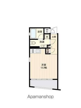 プライムアーバン経堂[1R/26.2m2]の間取図