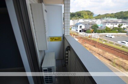 広島県広島市安佐北区口田南１丁目[1R/22.68m2]のバルコニー