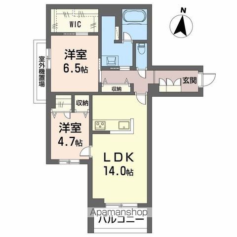 ラウンドヒルズKの間取り写真