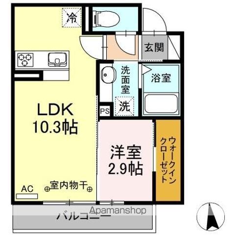 ナインヒルズの間取り写真