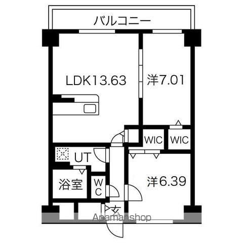 GROOVE上甲子園の間取り写真