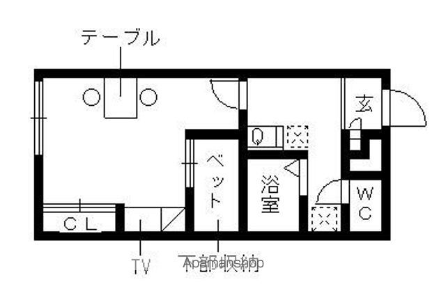 レオパレス赤坂北棟の間取り写真