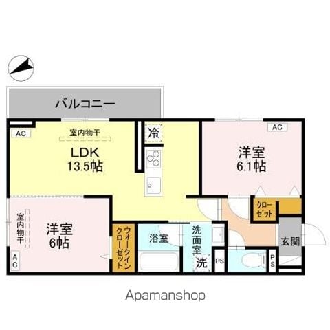 DーLUXE中居町の間取り写真