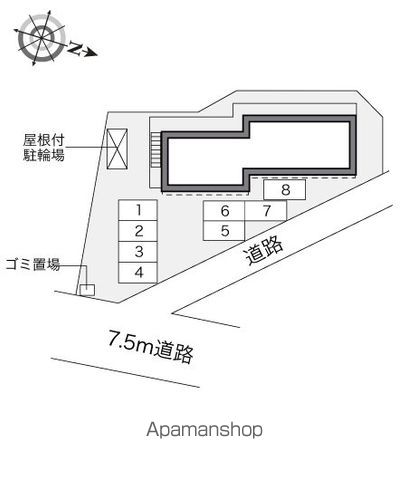 レオパレスロベリア 105 ｜ 静岡県浜松市中央区幸３丁目14-17-3（賃貸アパート1K・1階・20.28㎡） その22